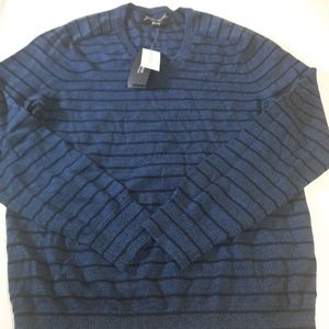 Banana Republic Italian Merino Yarn By Baruffa Men's V-Neck Sweater M Medium